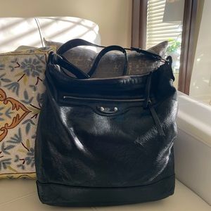 (Best Offer) BALENCIAGA DAY BAG anthracite black
